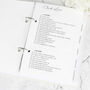 Wedding Planner With Photo – Personalised Ring Bound Organiser, thumbnail 6 of 12