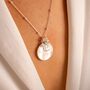 Sterling Silver Mother Of Pearl Charm Necklace, thumbnail 2 of 10