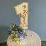 Personalised Wooden Number One Cake Topper 1st Birthday, thumbnail 2 of 4