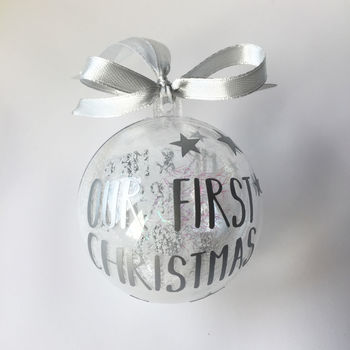 A Personalised Christmas Tree Bauble, 5 of 12