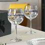 Two Personalised Gin Glasses Gift Set, thumbnail 1 of 7