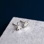 Sterling Silver Rocket And Planet Stud Earrings, thumbnail 1 of 7