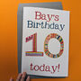 Big Birthday Card With Personalised Name And Age, thumbnail 11 of 11