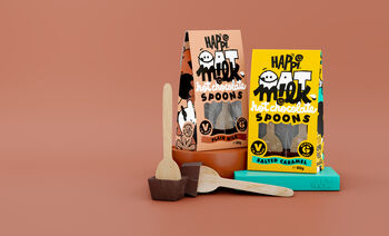 Happi Vegan Oat M!Lk Chocolate Spoons, 2 of 3