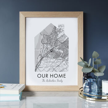 Personalised UK Map Home Print, 4 of 12