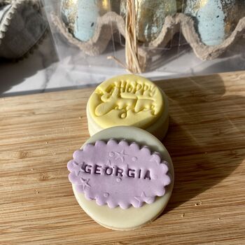 Personalised Easter Twin Chocolate Coated Oreo Gift, 5 of 9