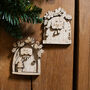 Christmas Elf Door With Christmas Tree Detail, thumbnail 3 of 3