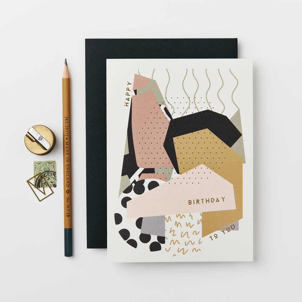Collage Ap Birthday Card By Katie Leamon | notonthehighstreet.com