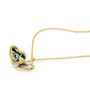 Drop Heart Locket 18 K Gold Plated Silver, thumbnail 4 of 5