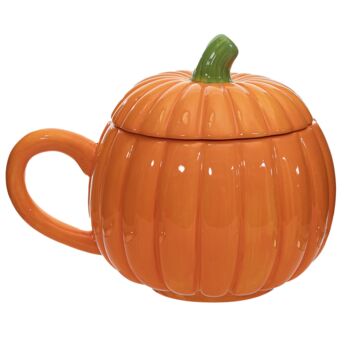Ceramic Pumpkin Soup Bowl With Lid, 4 of 4