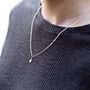 Sterling Silver Opal Necklace, thumbnail 6 of 8