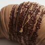 Croissant Necklace Silver Or 18ct Gold Plated Vermeil, thumbnail 1 of 6