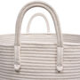 Cotton Rope Basket Extra Large Hamper With Handles, thumbnail 8 of 8