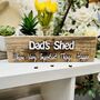 Personalised Grandad's Shed Dad Any Name Reclaimed Wood, thumbnail 2 of 8
