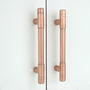 Copper Pull T Bar Door Handle Cabinet Hardware, thumbnail 6 of 8