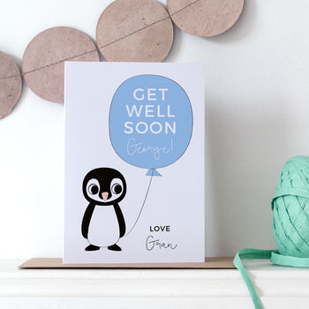 Personalised Get Well Soon Card, 3 of 4