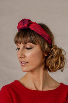 Knotted Silk Headband 'Beatrix' In Many Colours, 5 of 12