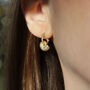 Solid Gold Ammonite Hoops, thumbnail 1 of 4