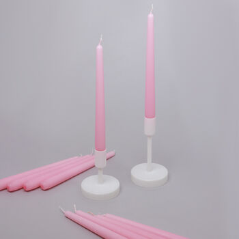 G Decor Pack Of 10 Or 20 Pink Dinner Candles, 2 of 4