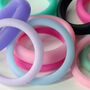 Handmade Ladies Thin Stackable Silicone Ring, thumbnail 5 of 10