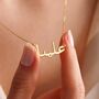 Arabic Name Necklace, thumbnail 8 of 11