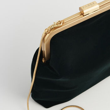 Into The Woods Green Clutch Bag, 7 of 8