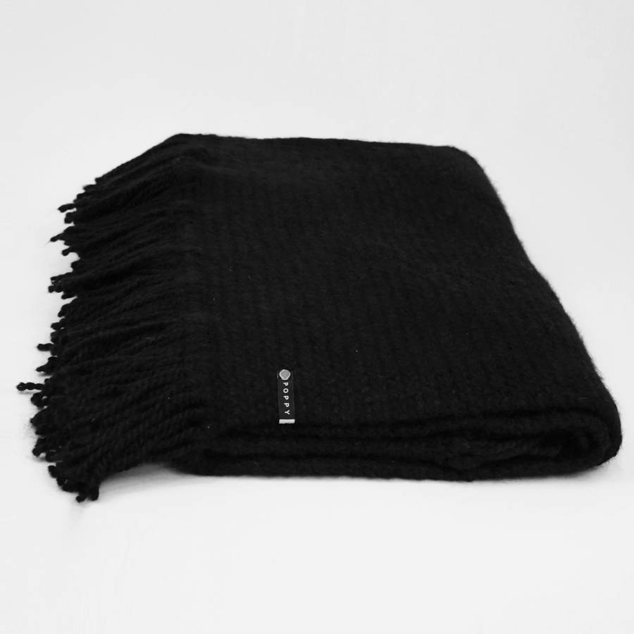 Alpaca And Merino Wool Blanket By Poppy WarwickerLe Breton