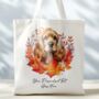 Personalised Dog Autumn Wreath Tote Bags, thumbnail 9 of 12