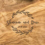 Personalised Couples Olive Wood Anniversary Gift, thumbnail 6 of 6