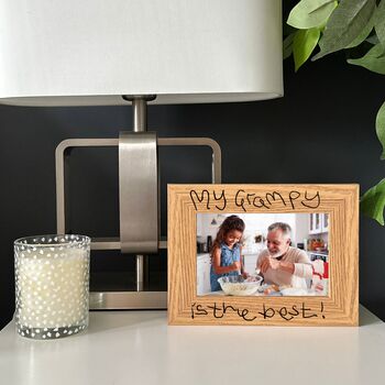 Personalised Photo Frame With Child's Writng, 2 of 4