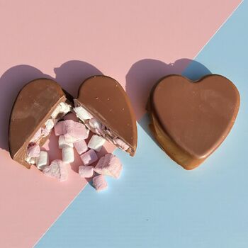 Valentines Belgian Chocolate Heart Hot Chocolate Bomb, 2 of 6