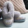 Sen Unicorn Silver Sheepers Slippers, thumbnail 3 of 12