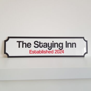 Home Bar Sign Personalised, 3 of 5