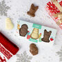 Two Pack Christmas Character Chocolate Bites, thumbnail 1 of 2