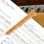 Clarinet Shaped Birchwood Bookmark, thumbnail 1 of 3