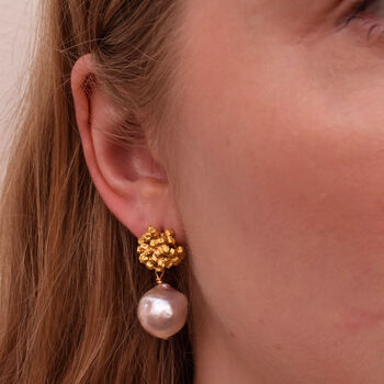 Berry And Pearl Earrings, 2 of 2
