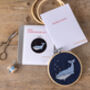 Whale Embroidery Kit, thumbnail 2 of 2