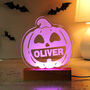 Personalised Halloween Pumpkin Light, thumbnail 6 of 10