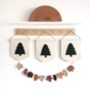 Mini Christmas Tree Wall Hanging, thumbnail 3 of 5