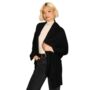 Black 100% Cashmere Travel Wrap Shawl Gift Boxed, thumbnail 3 of 5