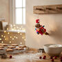 Handmade Felt Walter The Christmas Walrus Hanging Decoration, thumbnail 3 of 3