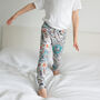 Organic Baby And Child Town Map Print Leggings, thumbnail 3 of 3