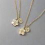 Everlasting Memory Forget Me Not Gold Plated Necklace, thumbnail 1 of 8