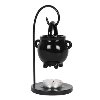 Hanging Halloween Cauldron Oil Burner, 2 of 3