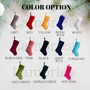 Personalised Velvet Christmas Stocking With Names, thumbnail 3 of 5