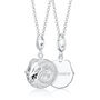 Engraved Aries Zodiac Necklace, Sterling Silver Or Gold Plated, thumbnail 1 of 11