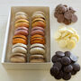 Box Of 12 Chocolate Lovers Macarons, thumbnail 1 of 4