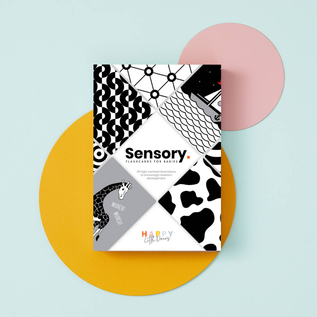 Sensory Flashcards For Babies By Happy Little Doers