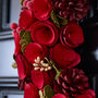 Extra Large Luxury Winter Roses Wreath, thumbnail 4 of 7