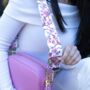 Cherry Blossom Bag Strap | Extra Long Crossbody Replacement Bag Strap, thumbnail 3 of 4